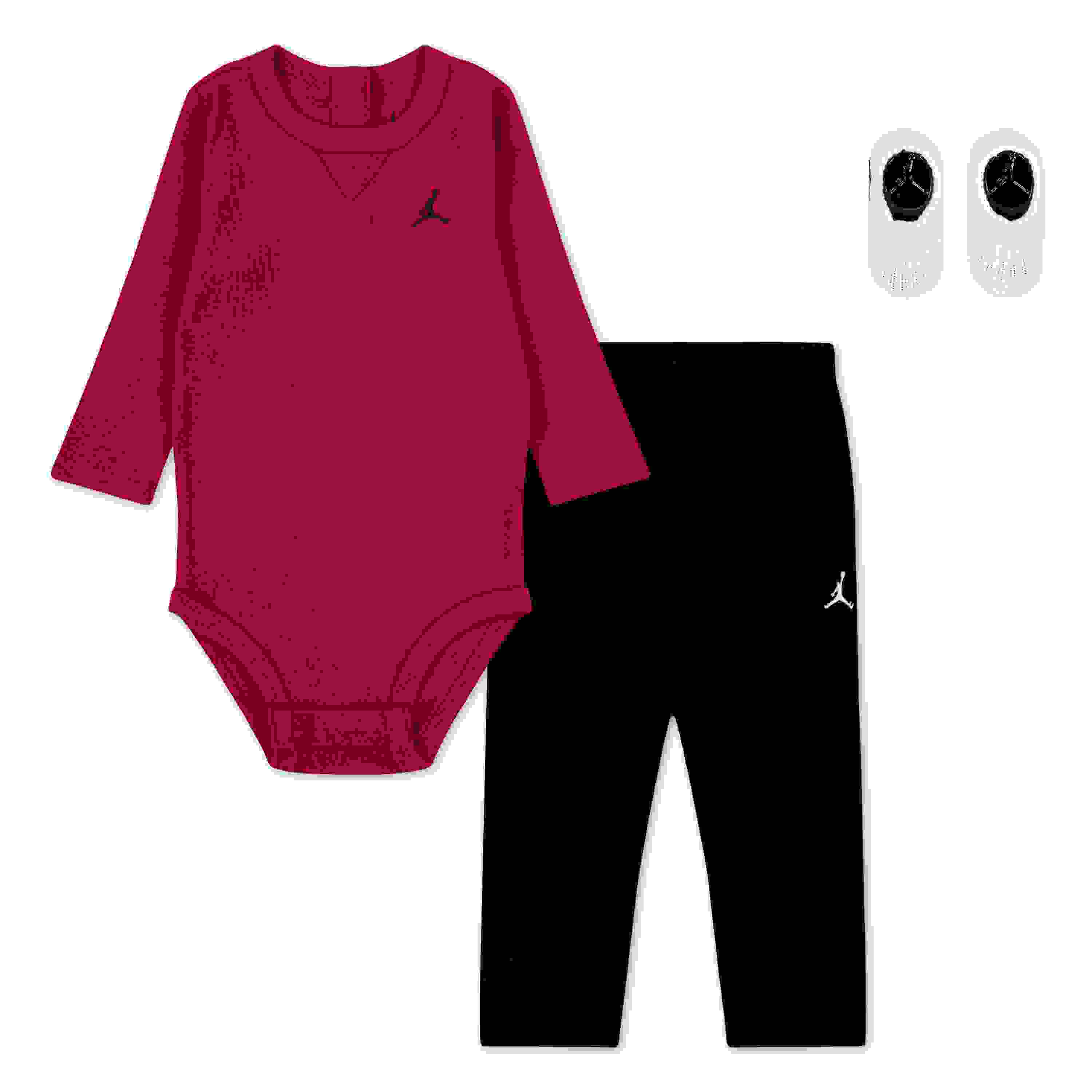 Jordan Long-Sleeve Essential Box Infant Kids' Red Set